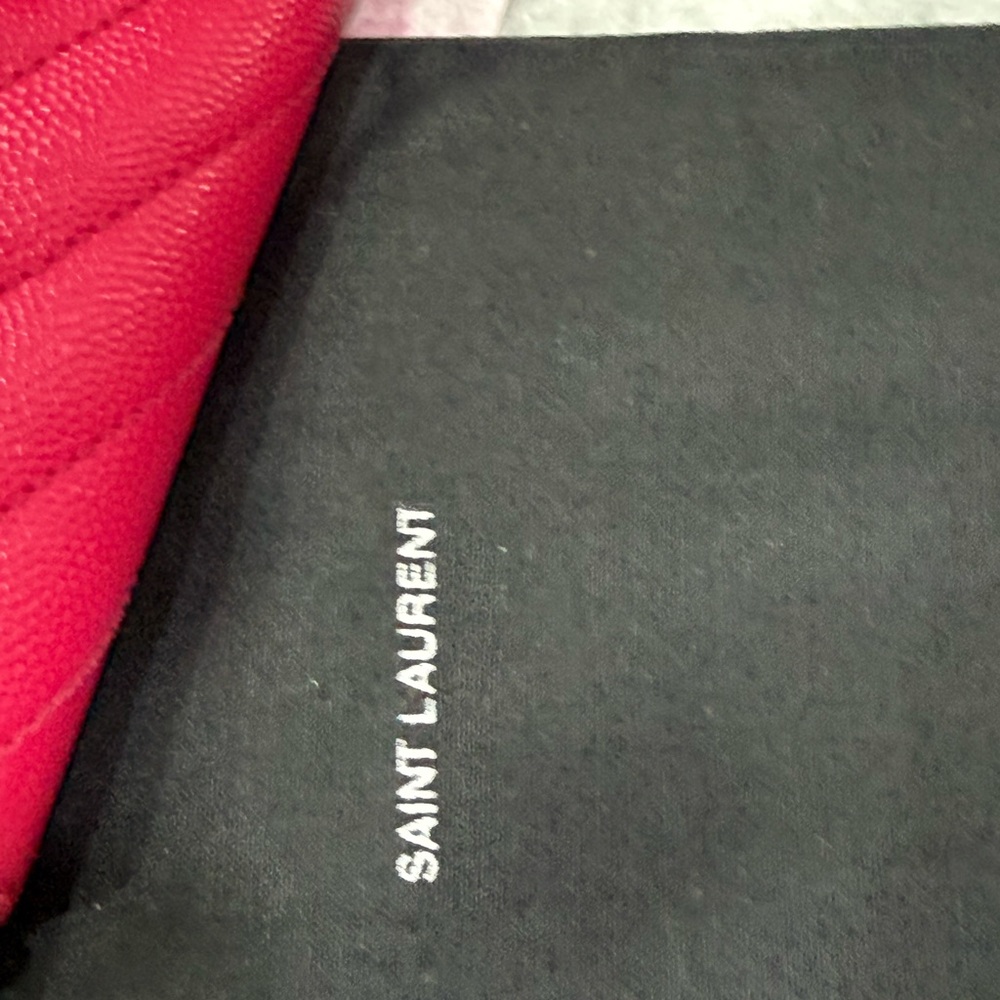 Saint Laurent Pink Leather Wallet EUC. - Picture 8 of 16